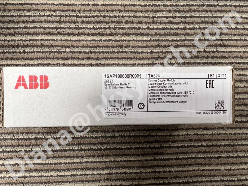 ABB TA524 1SAP180600R0001 Dummy Coupler Module for AC500 Spare Parts Sourcing