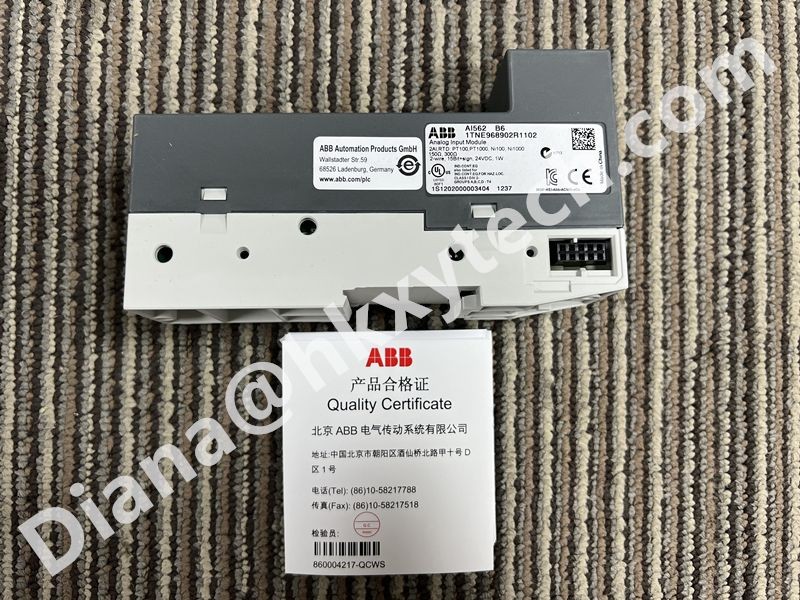 ABB AI562 1TNE968902R1102 S500 Analog Input Module for Process Signal Acquisition